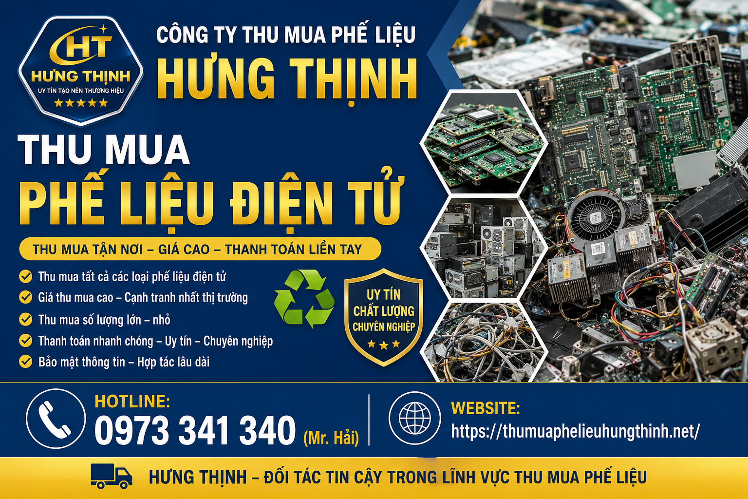 Bảng báo giá thu mua phế liệu điện tử